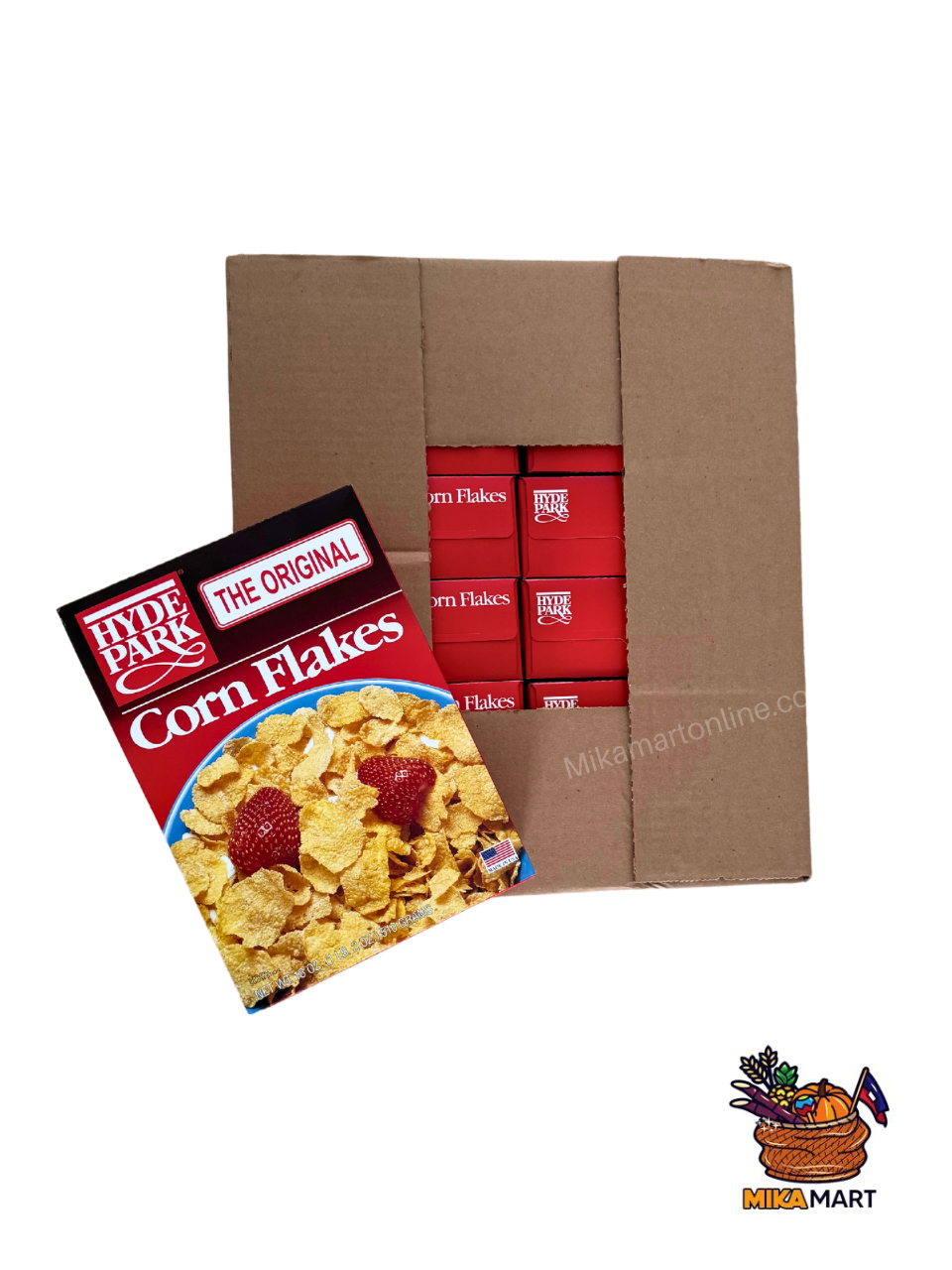 Case of Hyde Park Corn Flakes